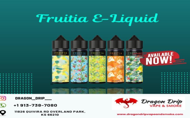 Fruitia E-Liquid is available in Overland Park, KS