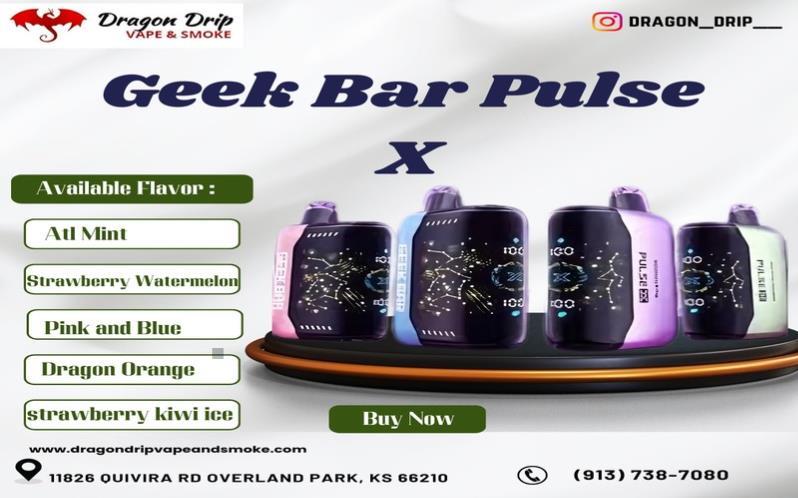 Geek Bar Pulse X available in Overland Park, KS